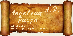 Angelina Pulja vizit kartica